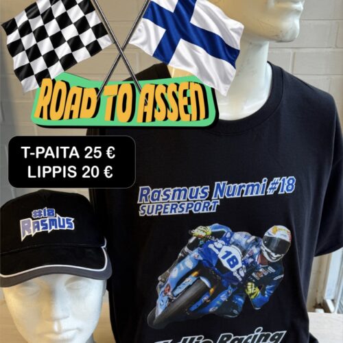 Rasmus Nurmi t-paita Rasmus Nurmi #18 Lippalakki